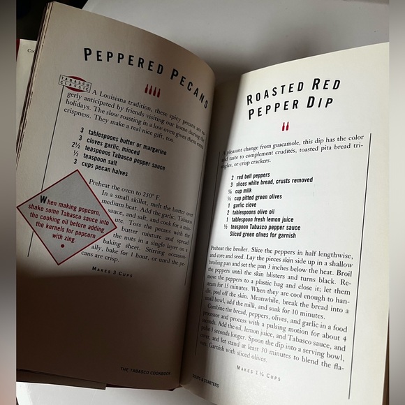 🌹The TABASCO hardback cookbook - Picture 3 of 4